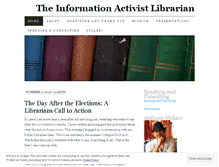 Tablet Screenshot of informationactivist.com